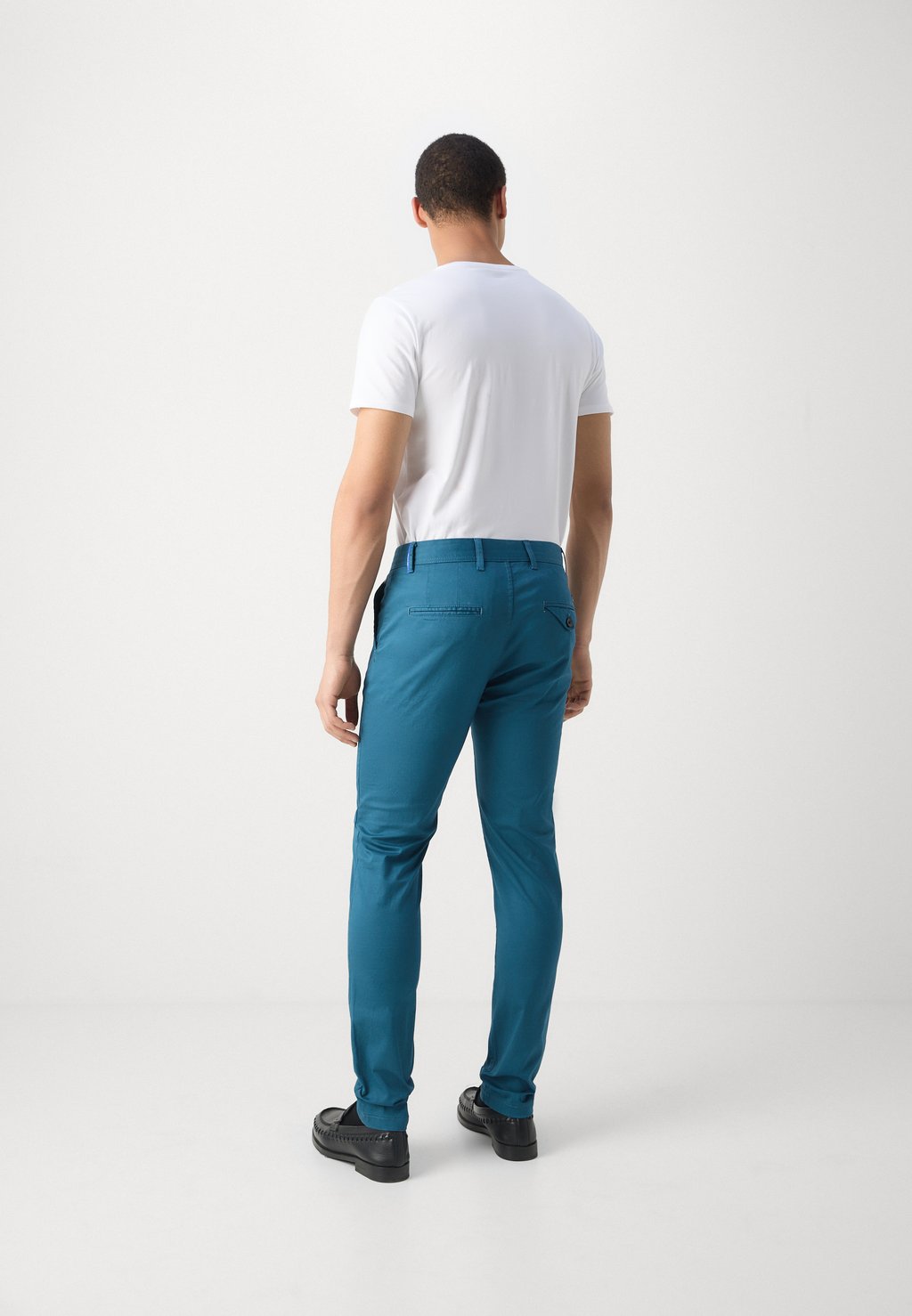 

Брюки из парусины Essentials Mott Super Slim Fit Scotch & Soda, темно-бирюзовый