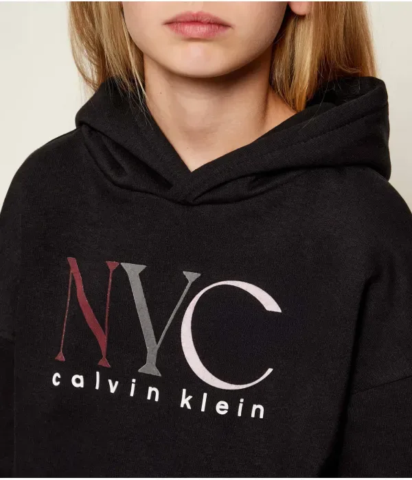 Толстовка с графическим принтом Нью-Йорка regular fit Calvin Klein Jeans, черный — фото 4