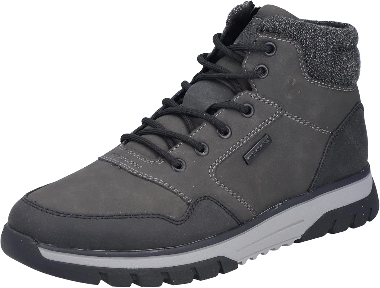 Мужские ботинки Rieker B9340 на шнуровке, Grey 45