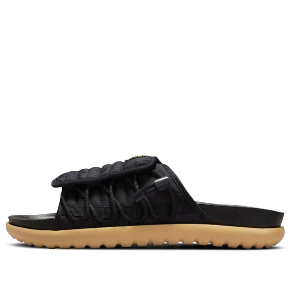 

Тапочки asuna 2 slide 'black sanded gold' Nike, черный