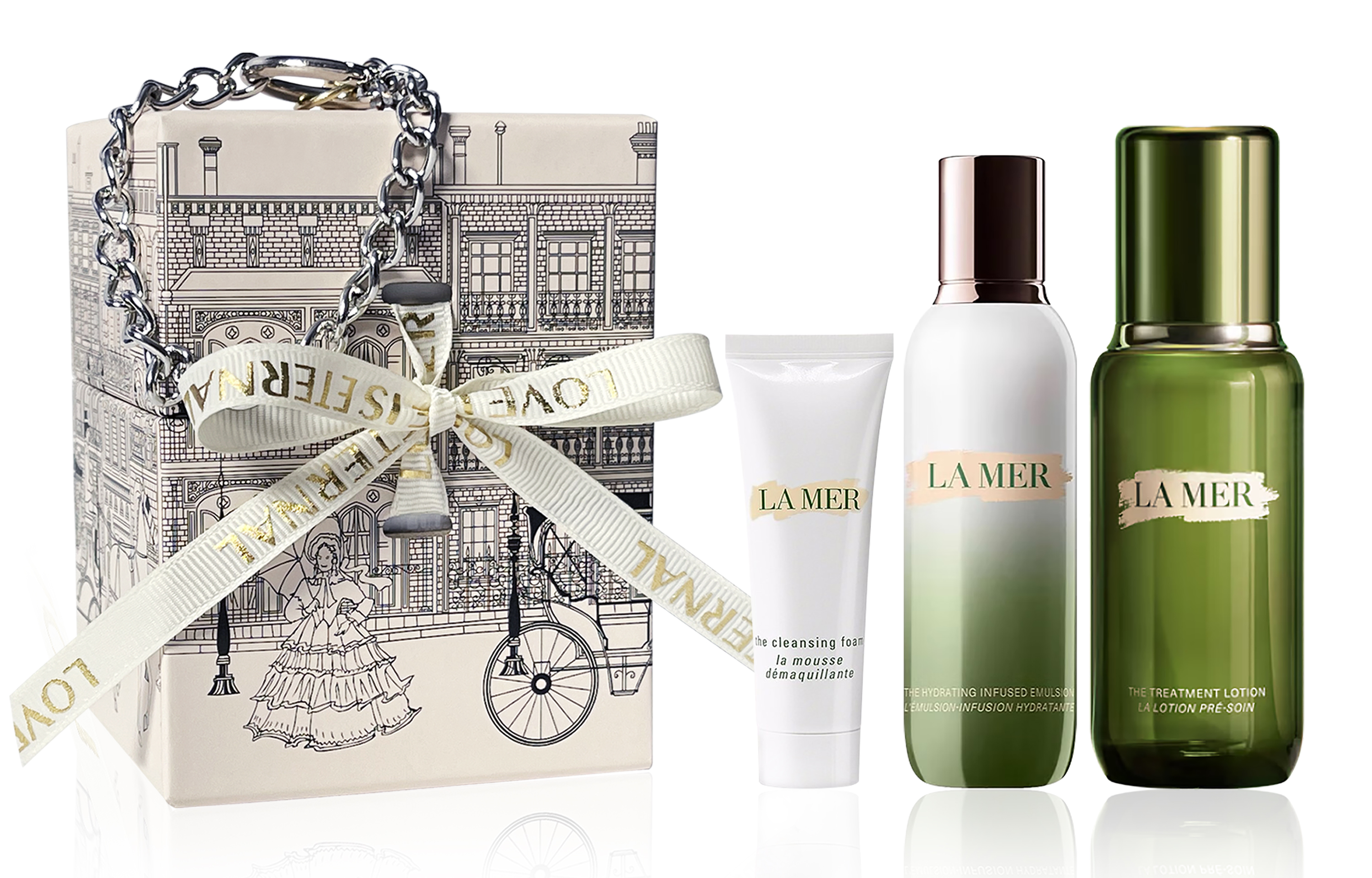 LA MER Набор для ухода за кожей Luxurious Green Box Essence Water