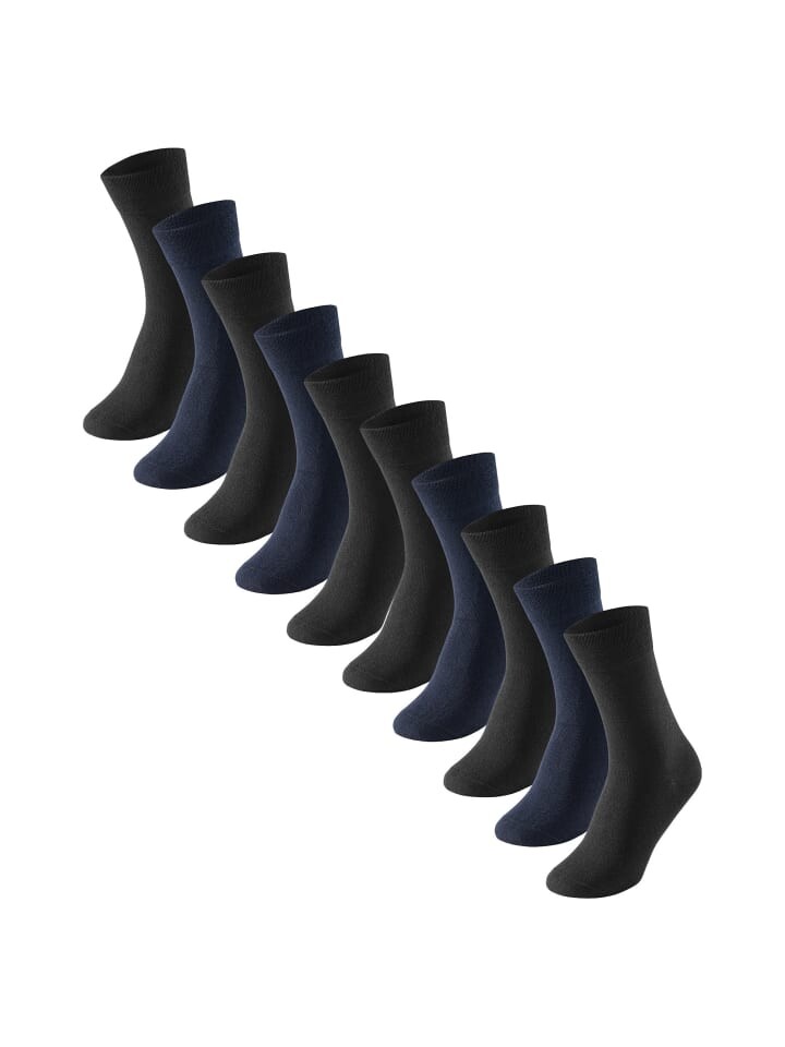

Носки Schiesser Socken 10er Pack, цвет Schwarz/Blau