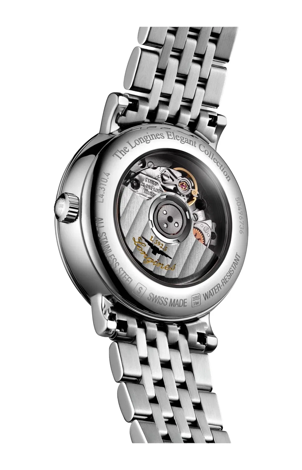 Коллекция LONGINES Elegant - L4.310.4.18.6, серебряный — фото 4