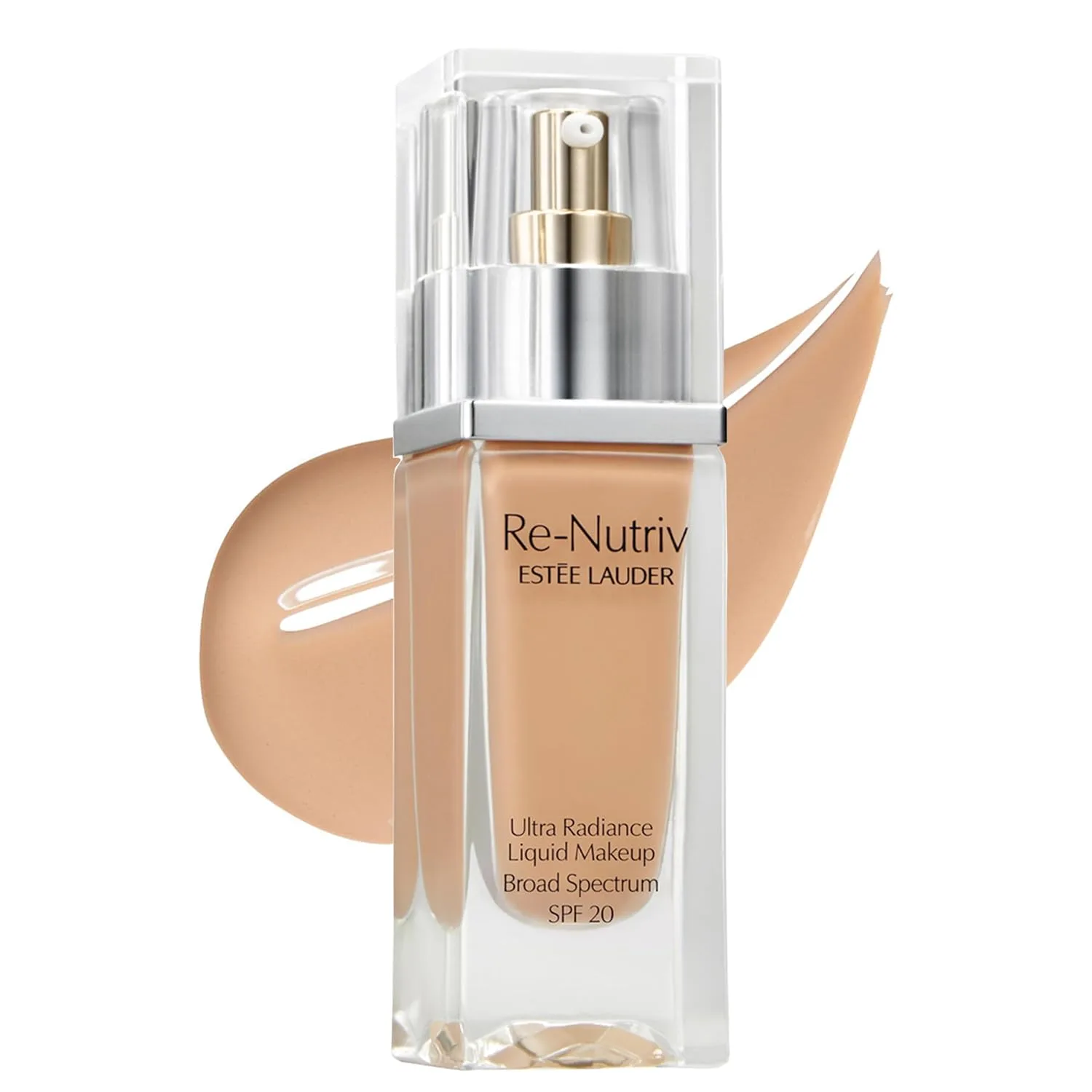 Жидкая тональная основа Estée Lauder Re-Nutriv Ultra Radiance SPF 20 | Роскошная, увлажняющая, стойкая, 30 мл, 3N2 Wheat - Medium with neutral subtle golden undertones