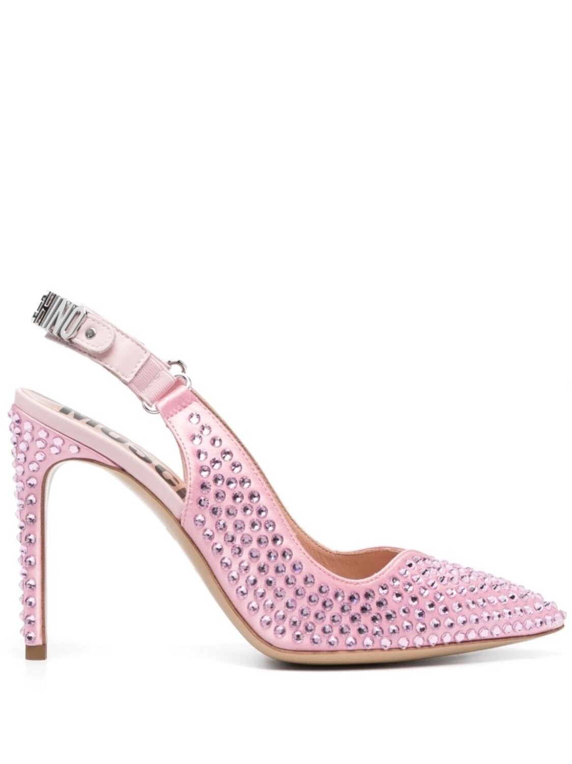 

Moschino туфли с кристаллами, розовый