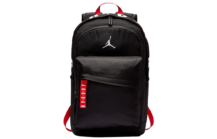 

Полиэстеровый рюкзак обычный унисекс черный красный Jordan