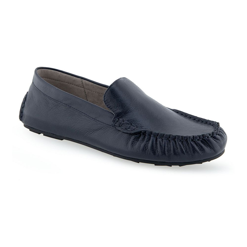 

Женские кожаные лоферы Aerosoles Coby, цвет Navy Leather