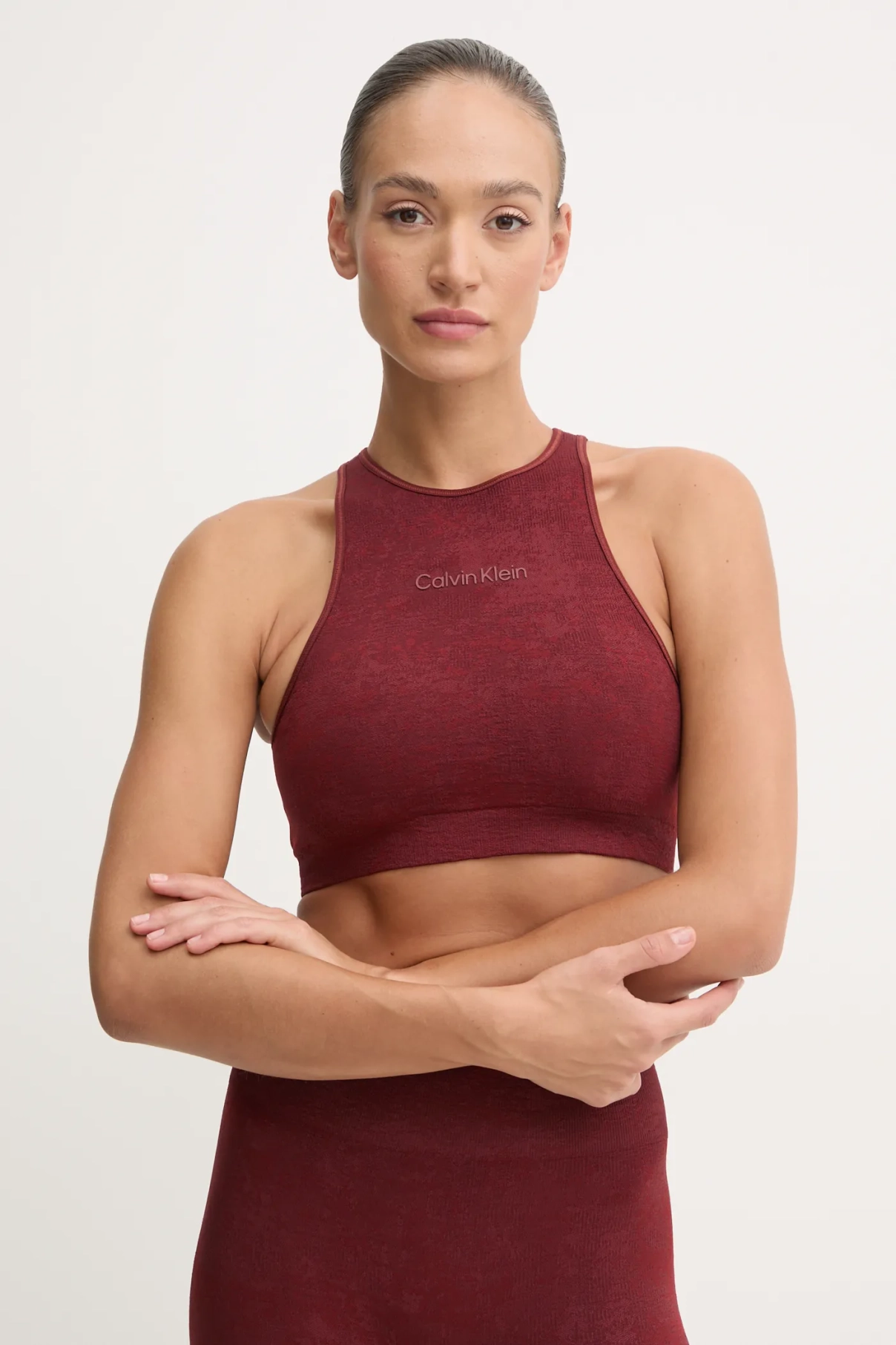 

Спортивный бюстгальтер Calvin Klein Performance, гранатовый