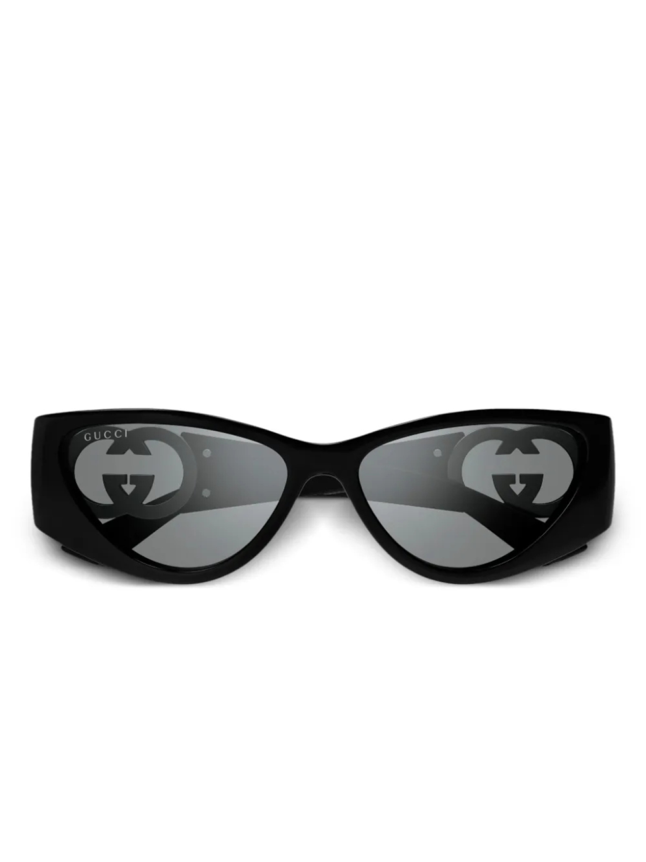 

Gucci Eyewear oval-frame солнцезащитные очки, черный