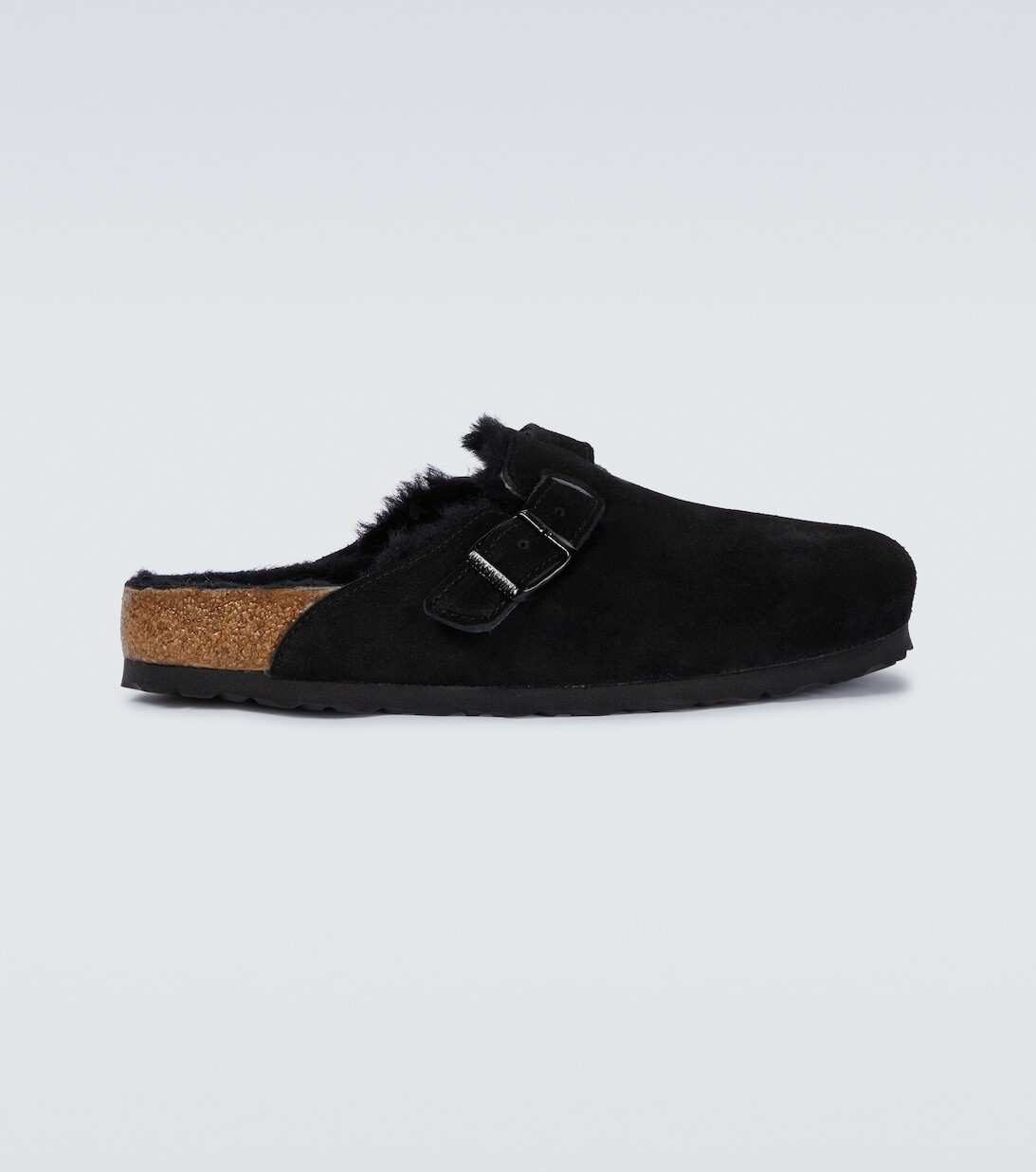 

Замшевые мюли Boston Birkenstock, черный