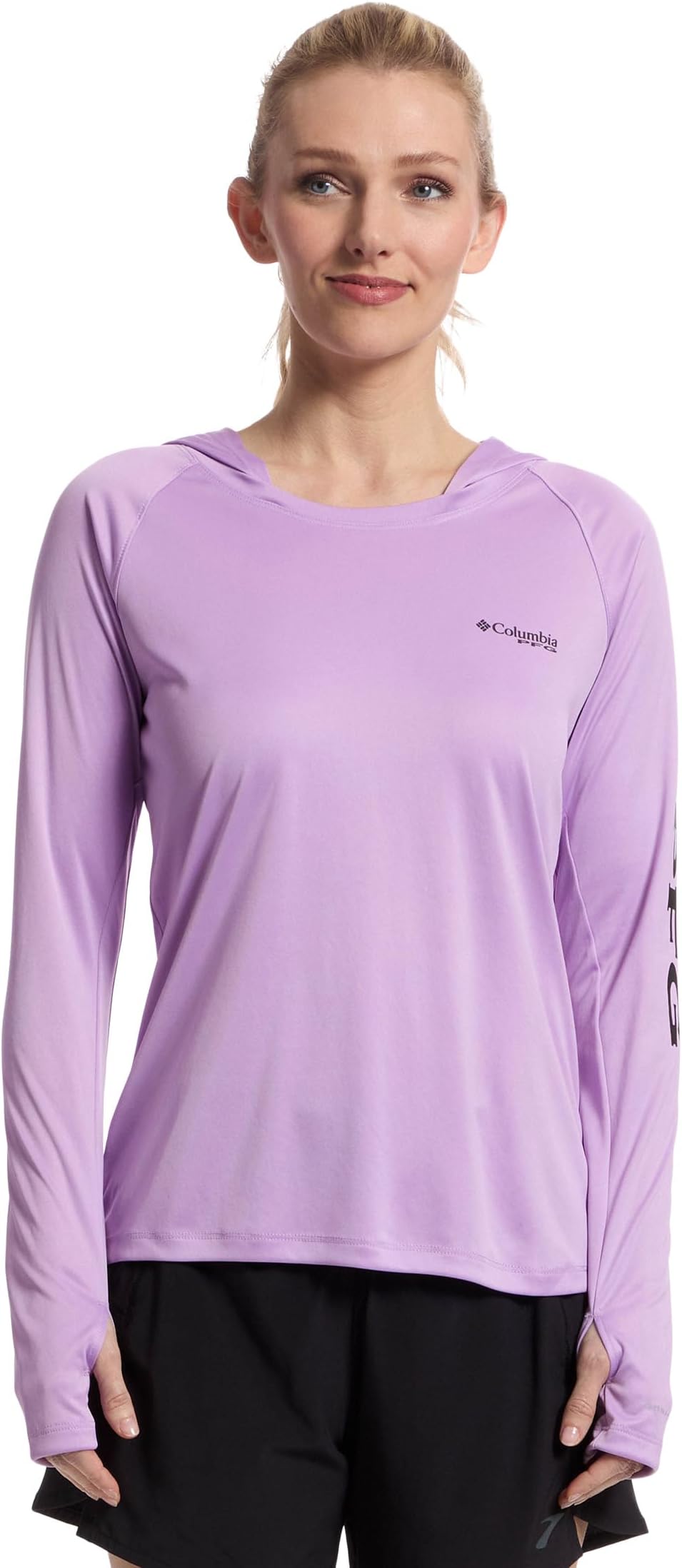 

Худи Columbia Tidal Tee Hoodie, цвет Hydrangea/Black Logo