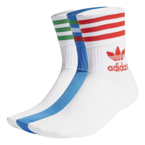 

Носки оригинальные adicolor средней длины с круглым носком Adidas, белый