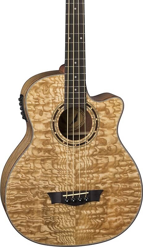 

Басс гитара Dean Exotica Quilt Ash Acoustic-Electric Bass Guitar, Gloss Natural