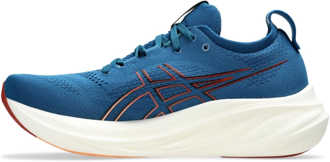 Мужские кроссовки ASICS, синий/оранжевый — фото 4