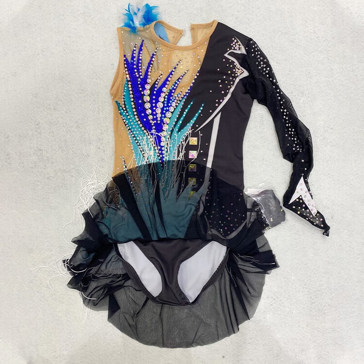 

HEAD Платье для фигурного катания, костюм для экзаменов по катанию, юбка для выступлений на заказ, размер XXXL