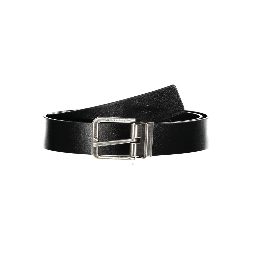

Черный кожаный мужской ремень Calvin Klein