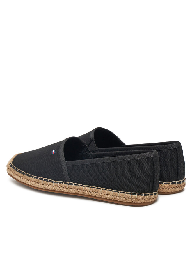 Эспадрильи Flag Canvas Espadrille FW0FW08541 Tommy Hilfiger, черный — фото 3