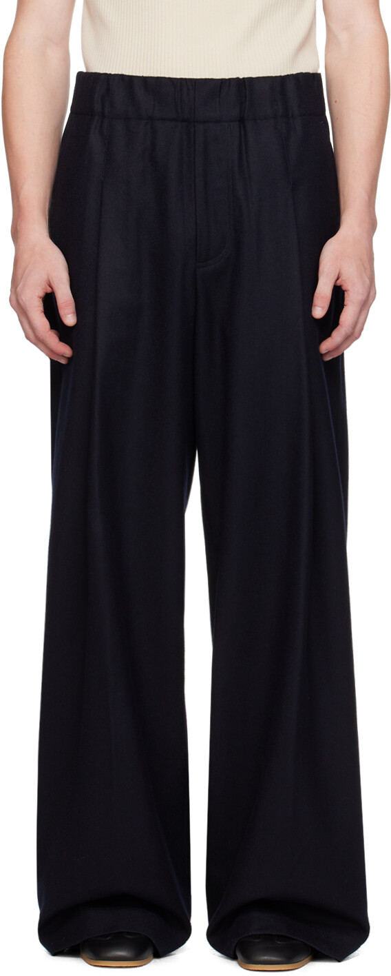 

Широкие шерстяные брюки Dries Van Noten