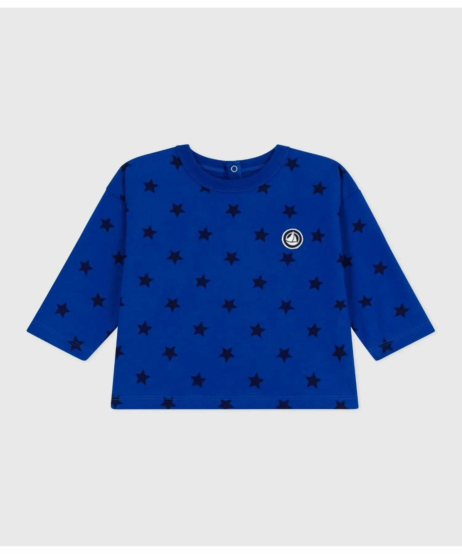 Футболка с длинными рукавами PETIT BATEAU, Royal Blue/Blue