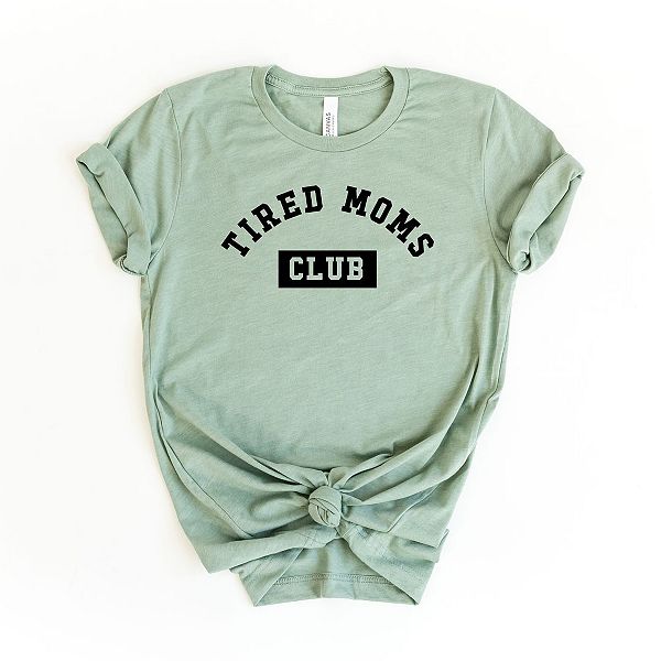 

Футболка с принтом Tired moms club Simply Sage Market, Sage, Зеленый, Футболка с принтом Tired moms club Simply Sage Market, Sage
