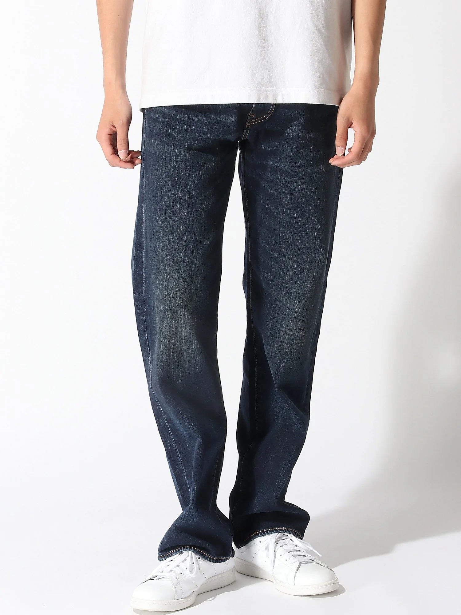 Джинсы 505 Regular Fit темно-синего цвета Levi's, Dark Indigo - Worn In