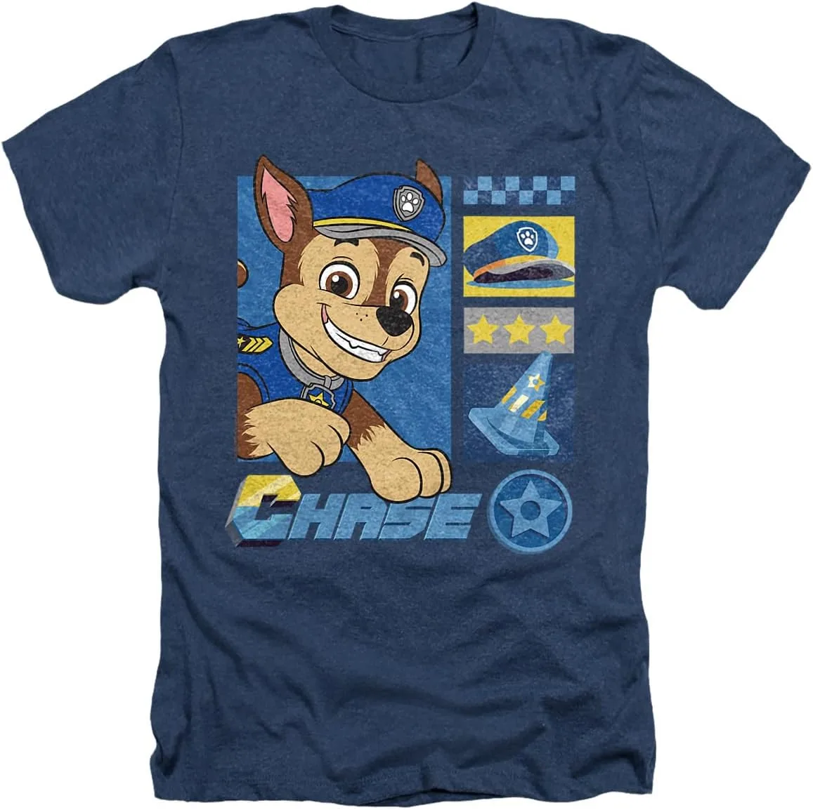 

Футболка Popfunk Paw Patrol Chase Unisex Adult Heather