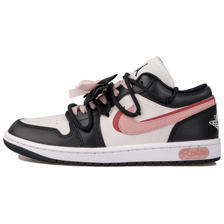 Кроссовки Air Jordan 1 Vintage Basketball Shoes Women's Low-Top Pink — фото 2
