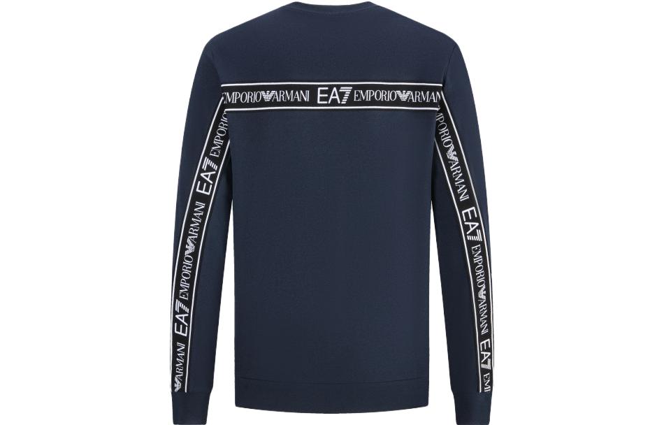 EMPORIO ARMANI Толстовка EA7 FW23 мужская navy blue — фото 4