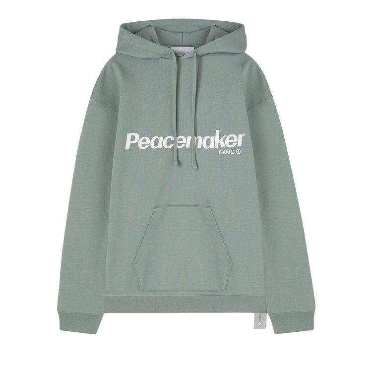 

Худи OAMC Peacemaker Flower Loose Fit Hoodie 'Sage Green', зеленый