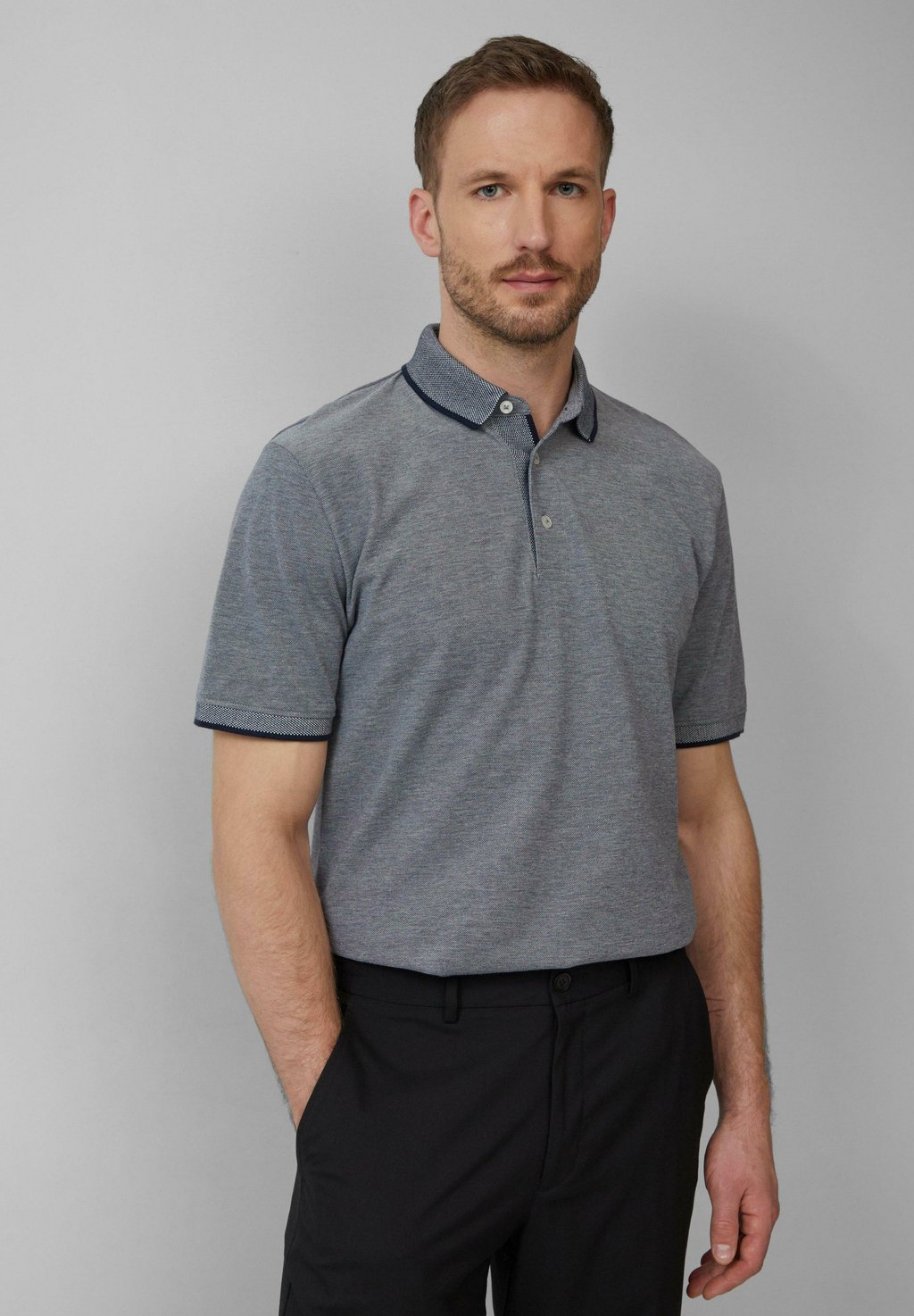 

Рубашка поло s.Oliver BLACK LABEL, оливковый