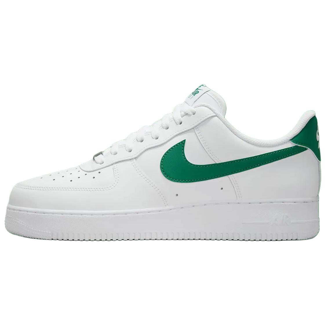 

Nike Кроссовки Air Force 1 с противоскользящим покрытием, износостойкие, низкие, мужские, белые, зеленые