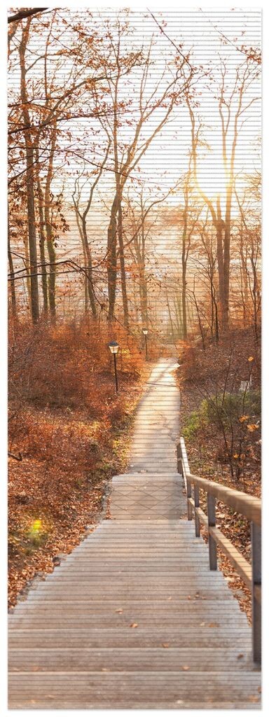 

Коврик для душа Wallario, нескользящий коврик, коврик для ванной, коврик для двери, дорожка в закат, размер ок. 180 х 65 см, коричневый