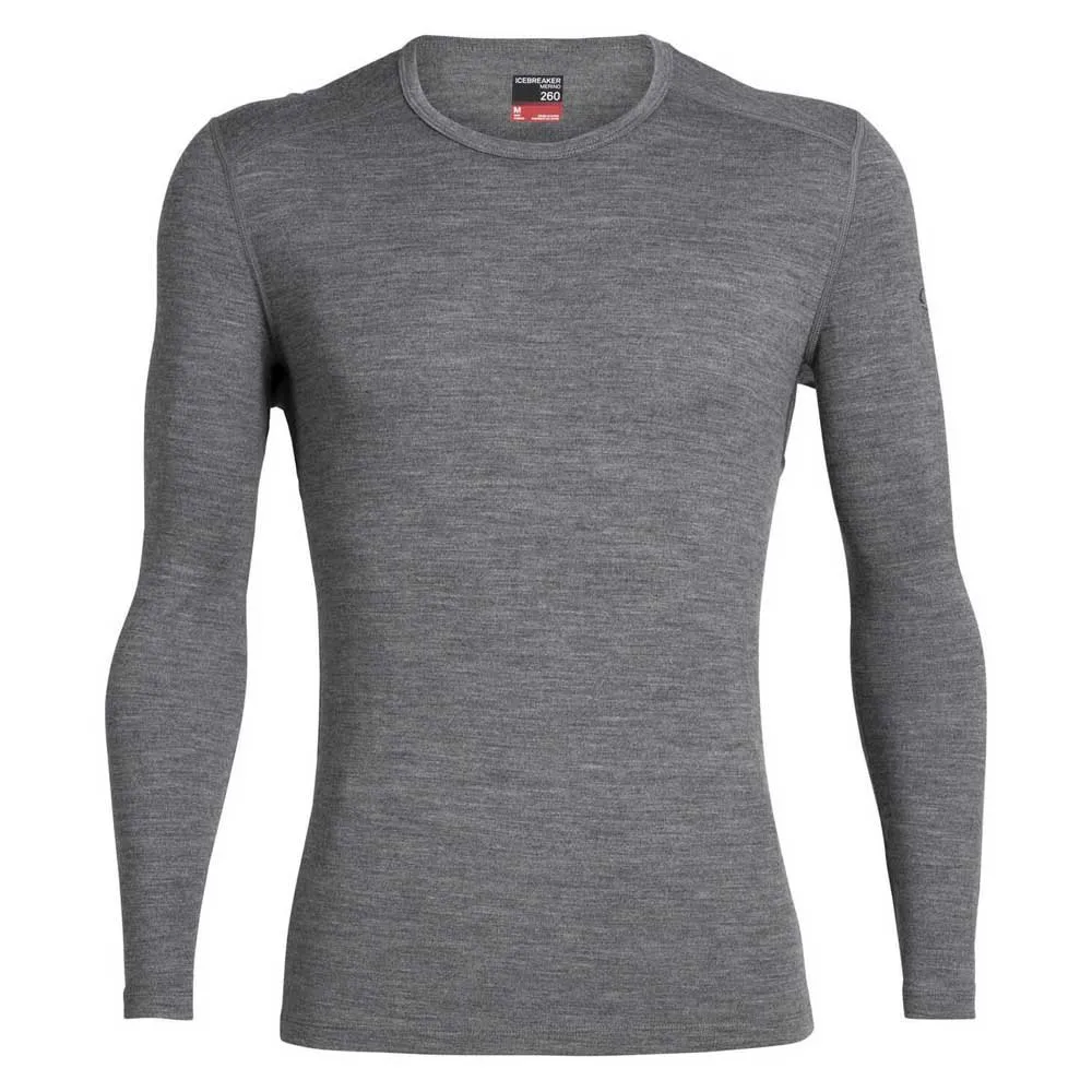 

Лонгслив Icebreaker 260 Tech Merino, серый