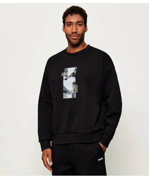 

Толстовка Stenson Zone Oversize fit Boss Green, черный