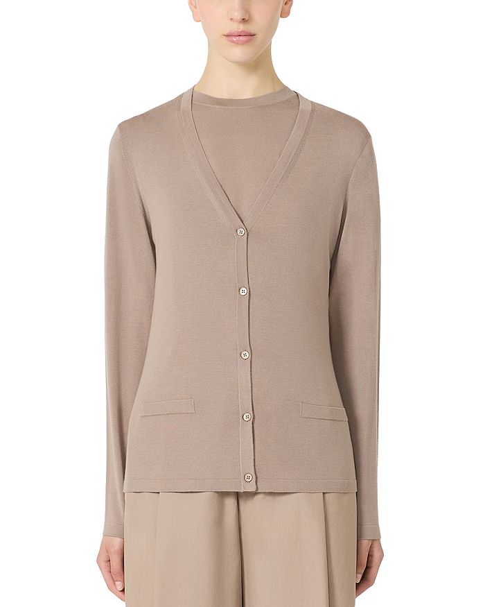 

Кардиган Kenya Max Mara, коричневый