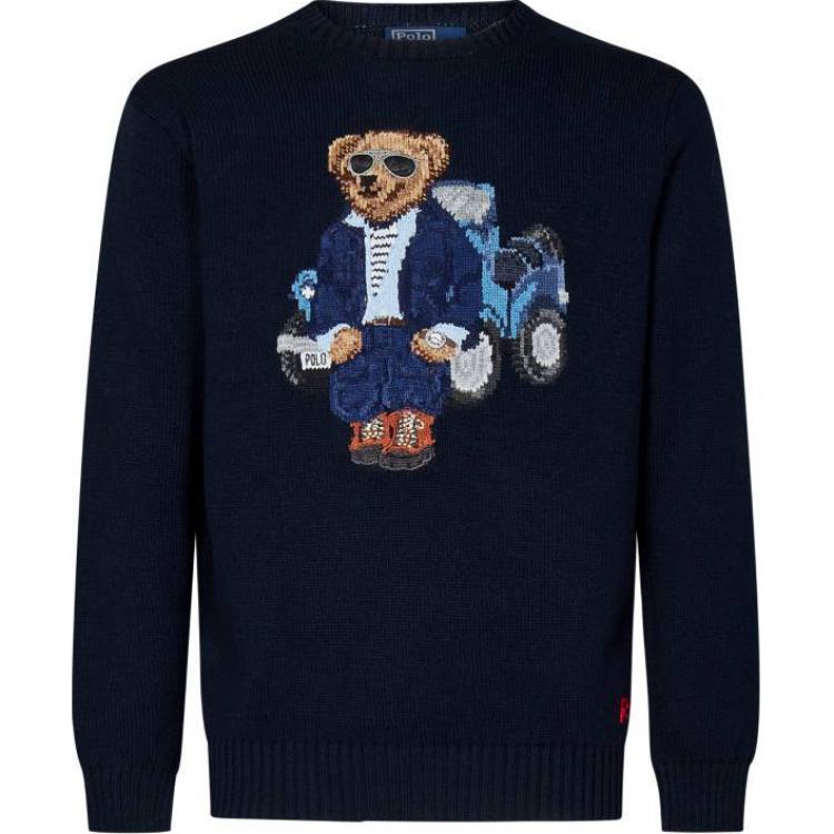 

Поло с вышивкой медвежонка Свитер Polo Ralph Lauren, Синий