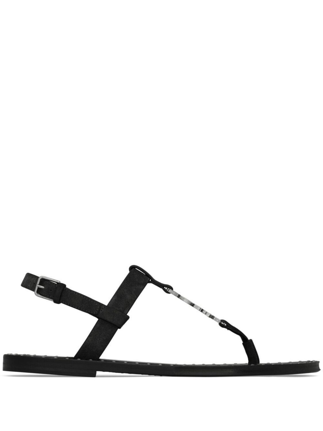 

Saint Laurent сандалии Cassandra с логотипом, черный