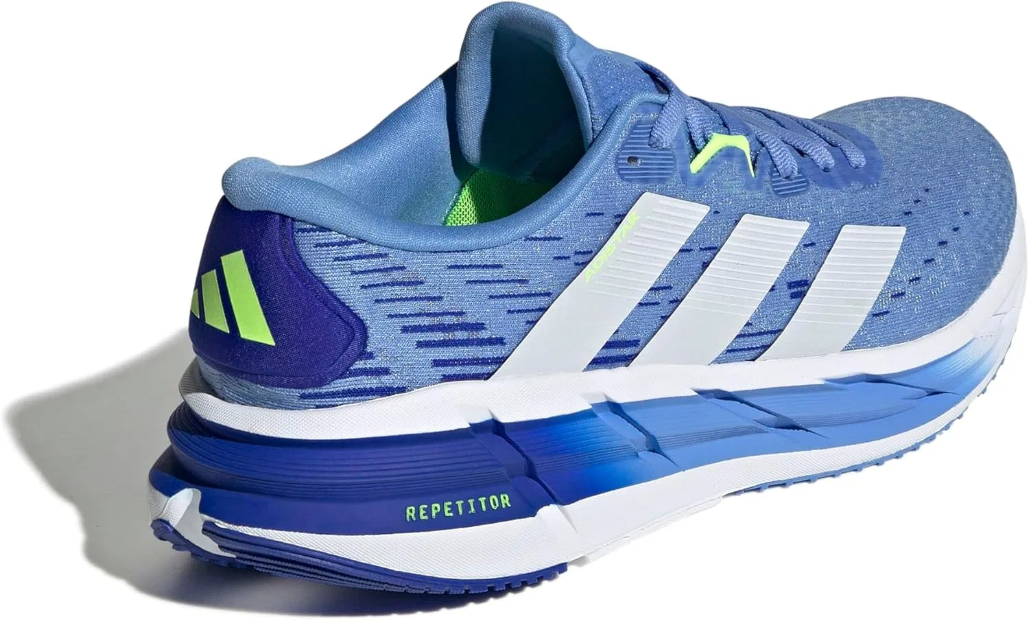 Кроссовки Adidas addistar 4 m, Blue Fusion Dash Grey Lucid Lemon Jr0315 — фото 4