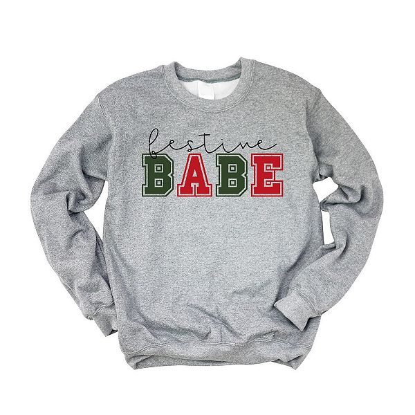 

Праздничный свитшот babe Simply Sage Market, Зеленый, Праздничный свитшот babe Simply Sage Market