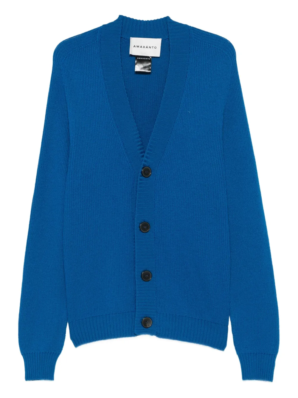 

Кардиган на пуговицах с V-образным вырезом Amaranto, синий