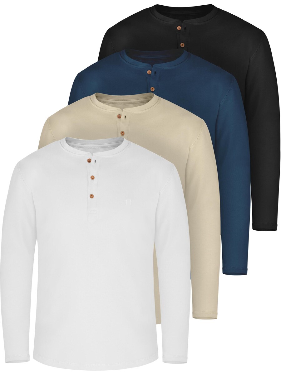 

Рубашка normani Neuville, бежевый/темно-синий/черный/белый