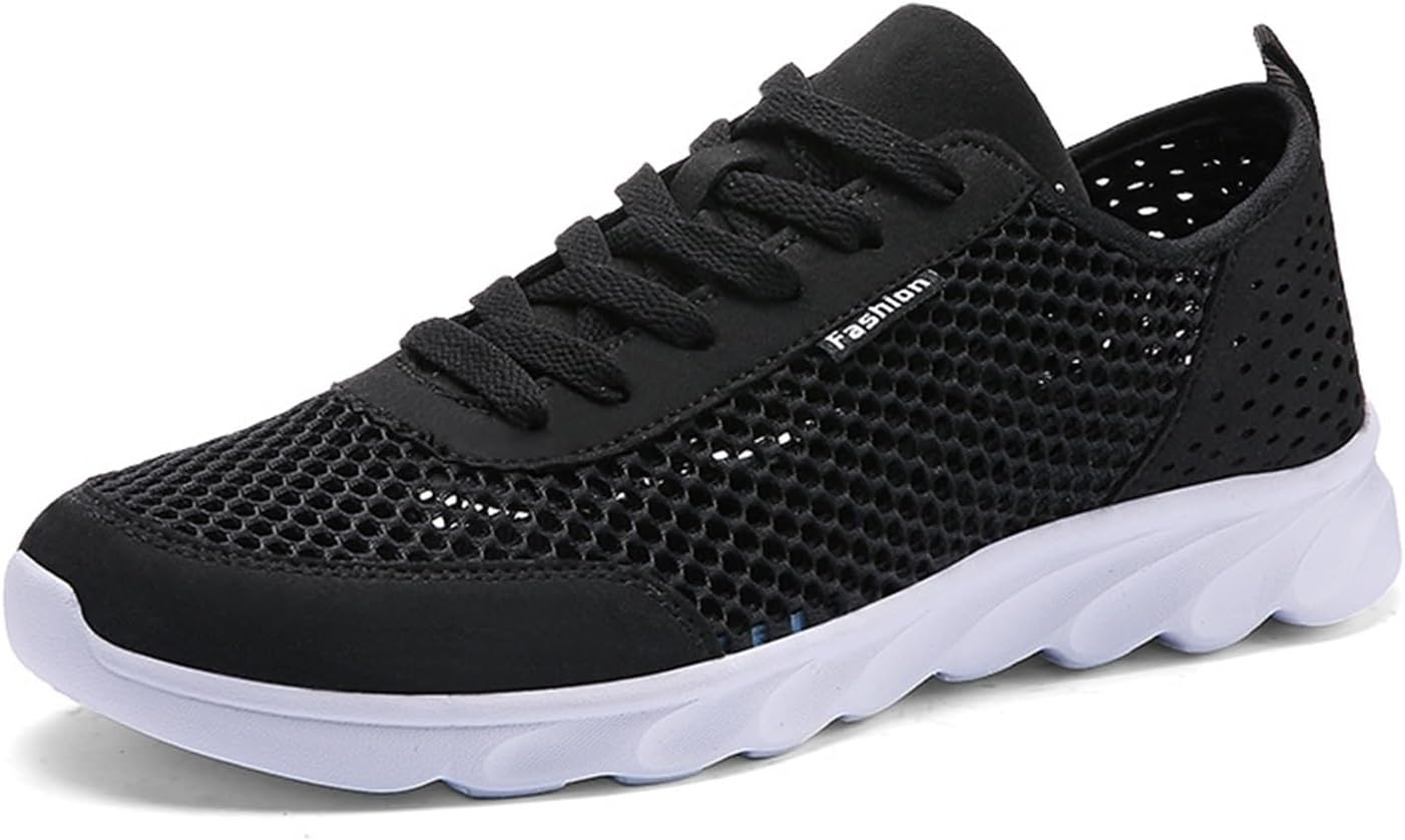 

Мужские удобные прогулочные кроссовки DMGYCK с широкой посадкой, легкие, дышащие, модные, противоскользящие, белый/черный