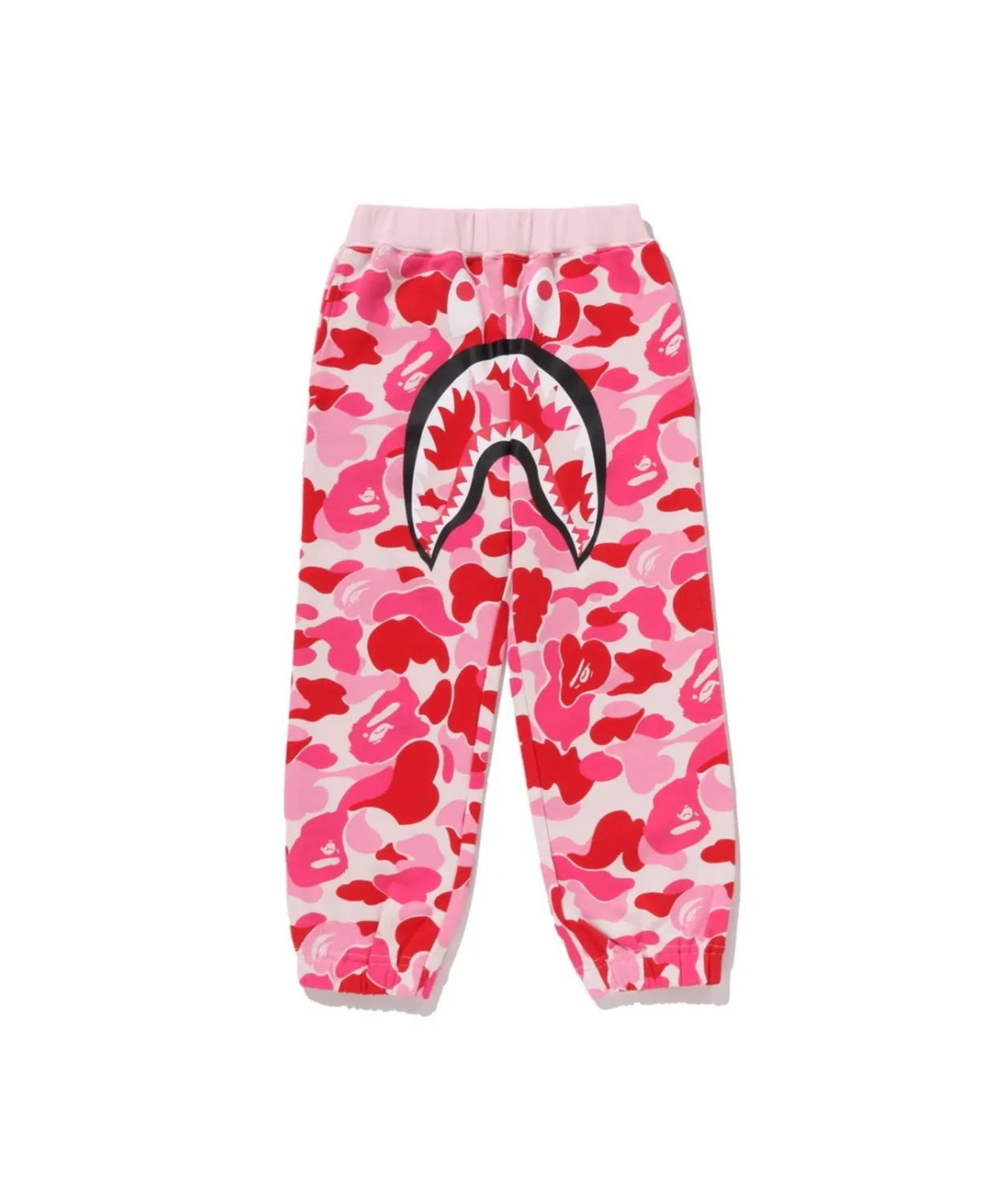 Спортивные штаны с камуфляжем ABC Camo BAPE для детей, розовые