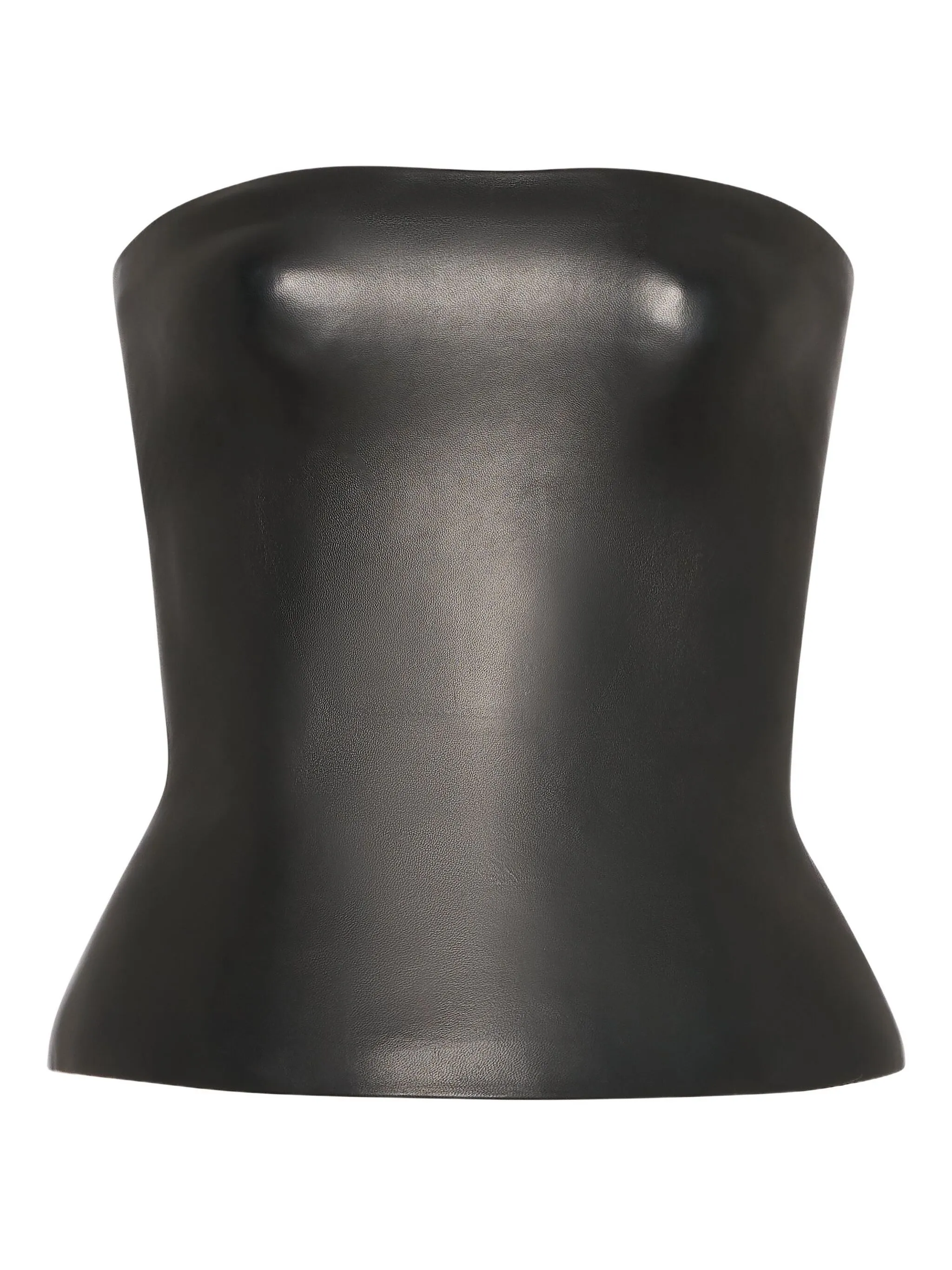 

Кожаный топ Jean Paul Gaultier, черный