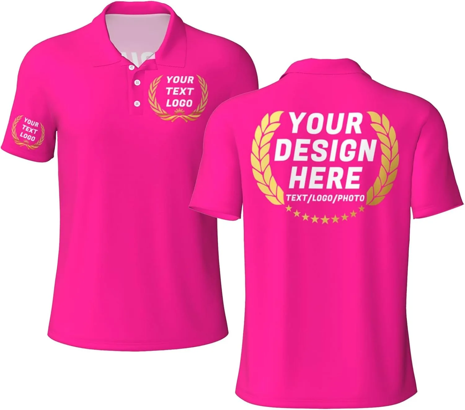 

Пользовательская поло для мужчин с нанесением текста и логотипа