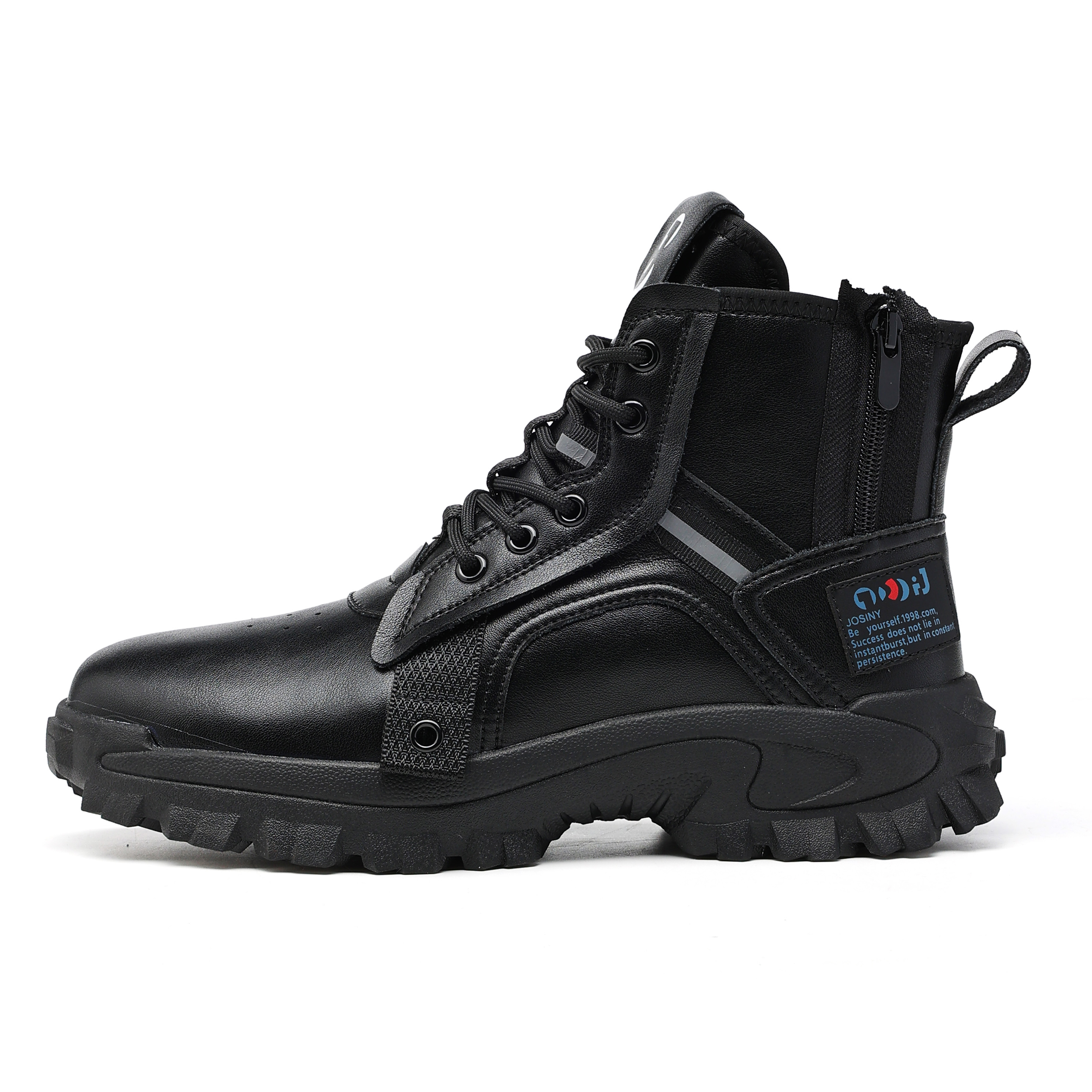 

JOSINY Ботинки Warm Wear-Resistant Cushioning Slip-Resistant Short Outdoor Boots Men's Black