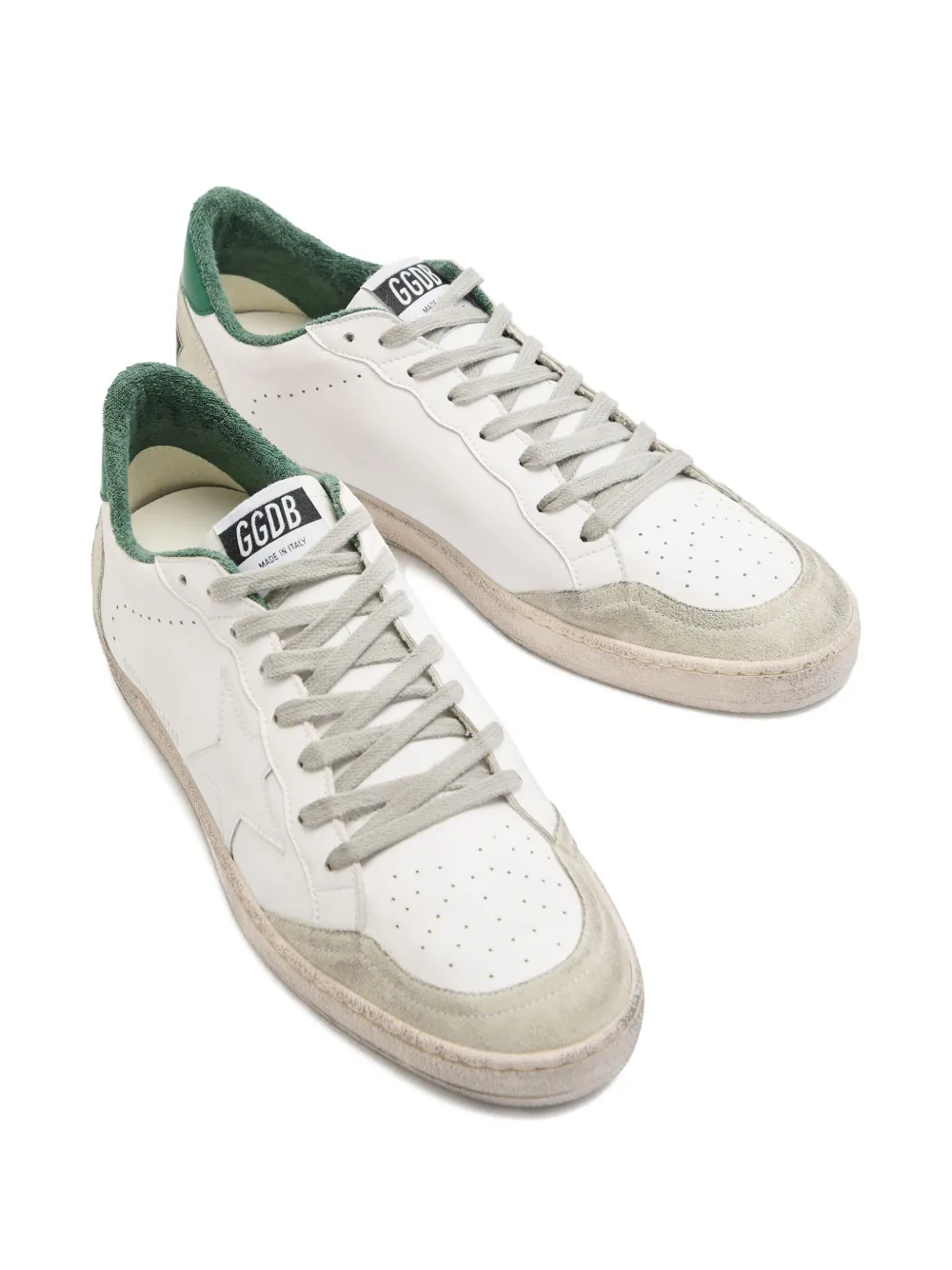 Кожаные кроссовки Ball Star GOLDEN GOOSE, белый — фото 2