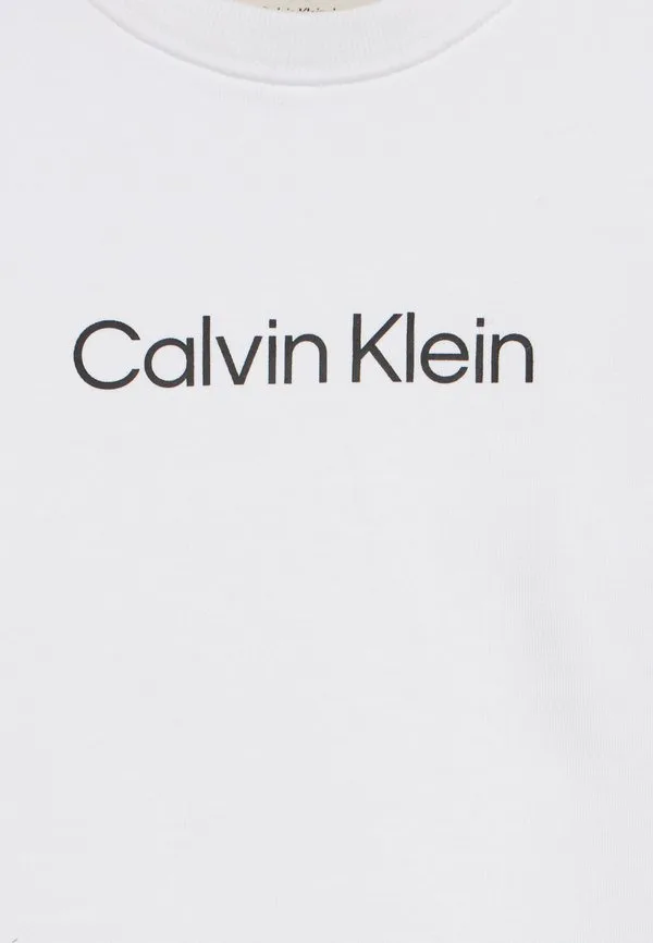 Унисекс толстовка с логотипом Calvin Klein Jeans, White — фото 3