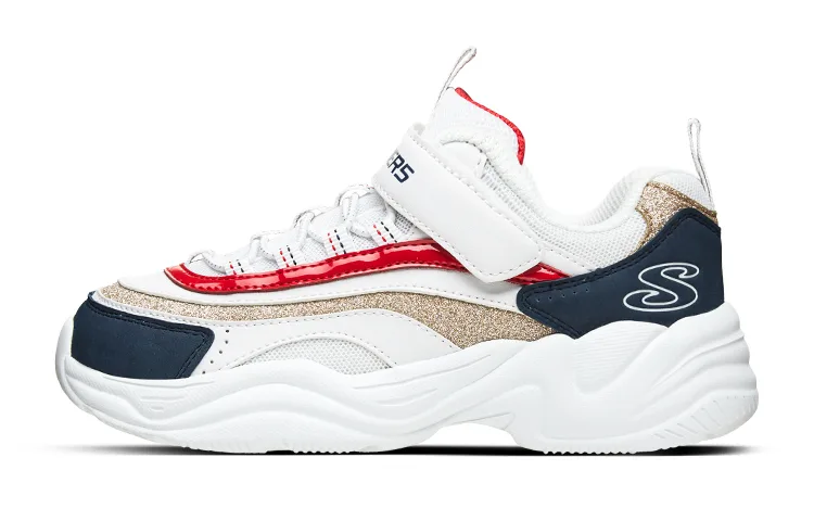 Детские повседневные кроссовки Skechers, White Marine Blue