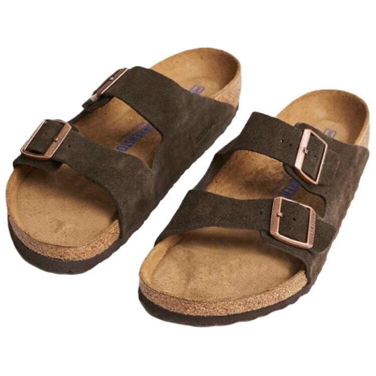 Шлепанцы Arizona мужские коричневые Birkenstock — фото 3
